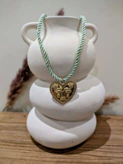 Collier Visage Cœur