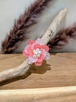 Bague Fleur XL Rose