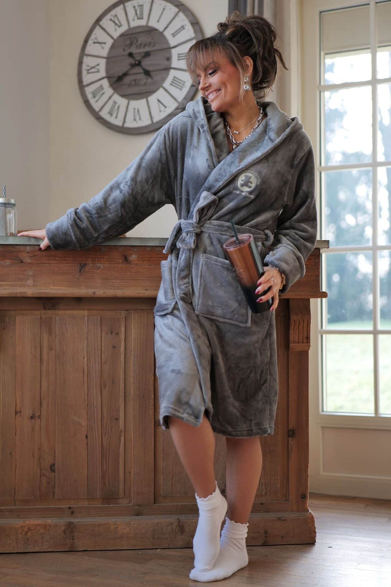 Peignoir Lulu Gris – Image 6