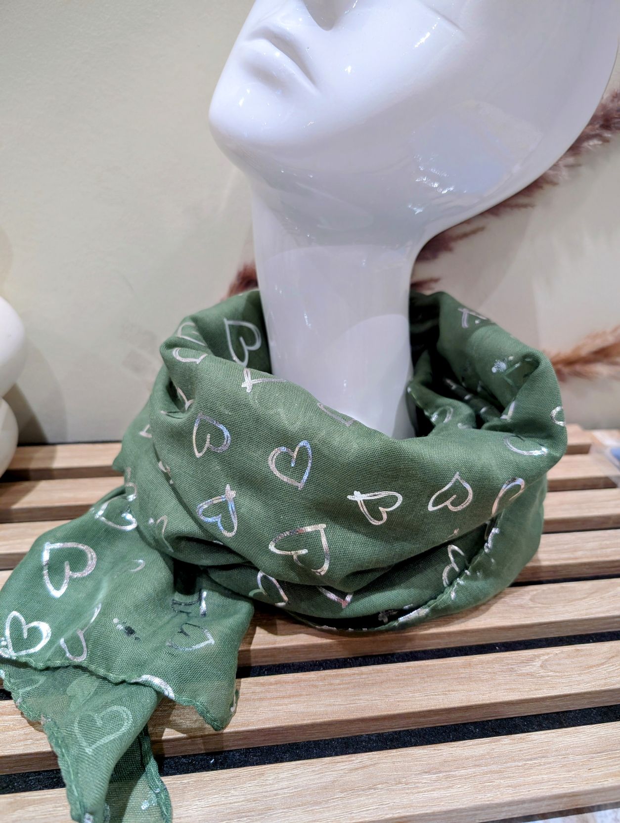 Foulard Valentine’s Vert