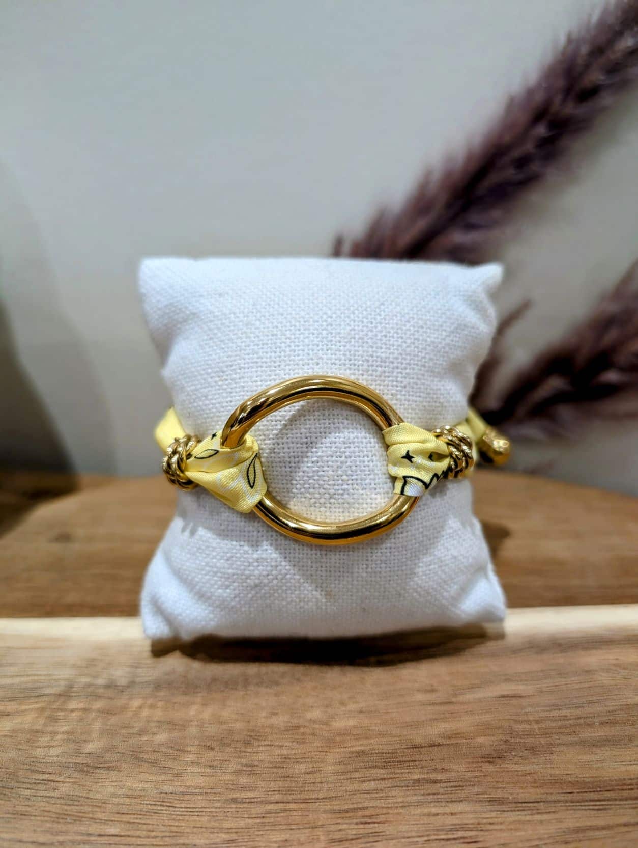 Bracelet Bandana Jaune – Image 2