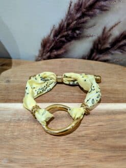 Bracelet Bandana Jaune