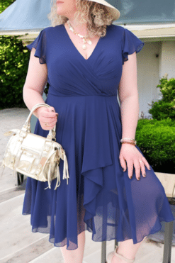 Alternative view of Robe Cérémonia Marine