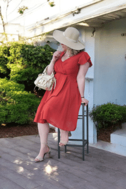 Robe Cérémonia Terracotta