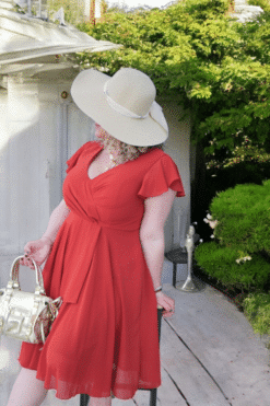 Alternative view of Robe Cérémonia Terracotta