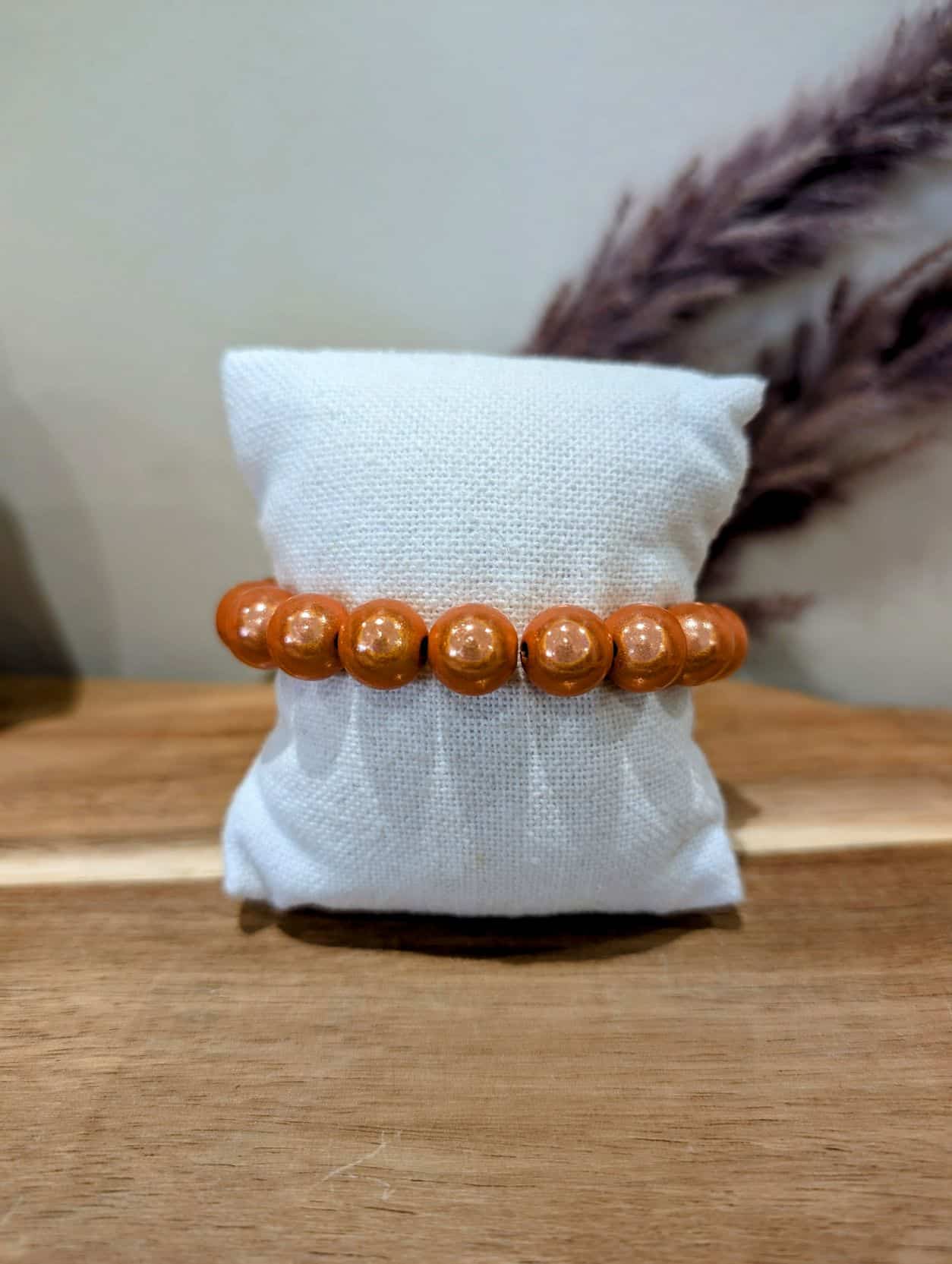 Bracelet Perles Orange – Image 2