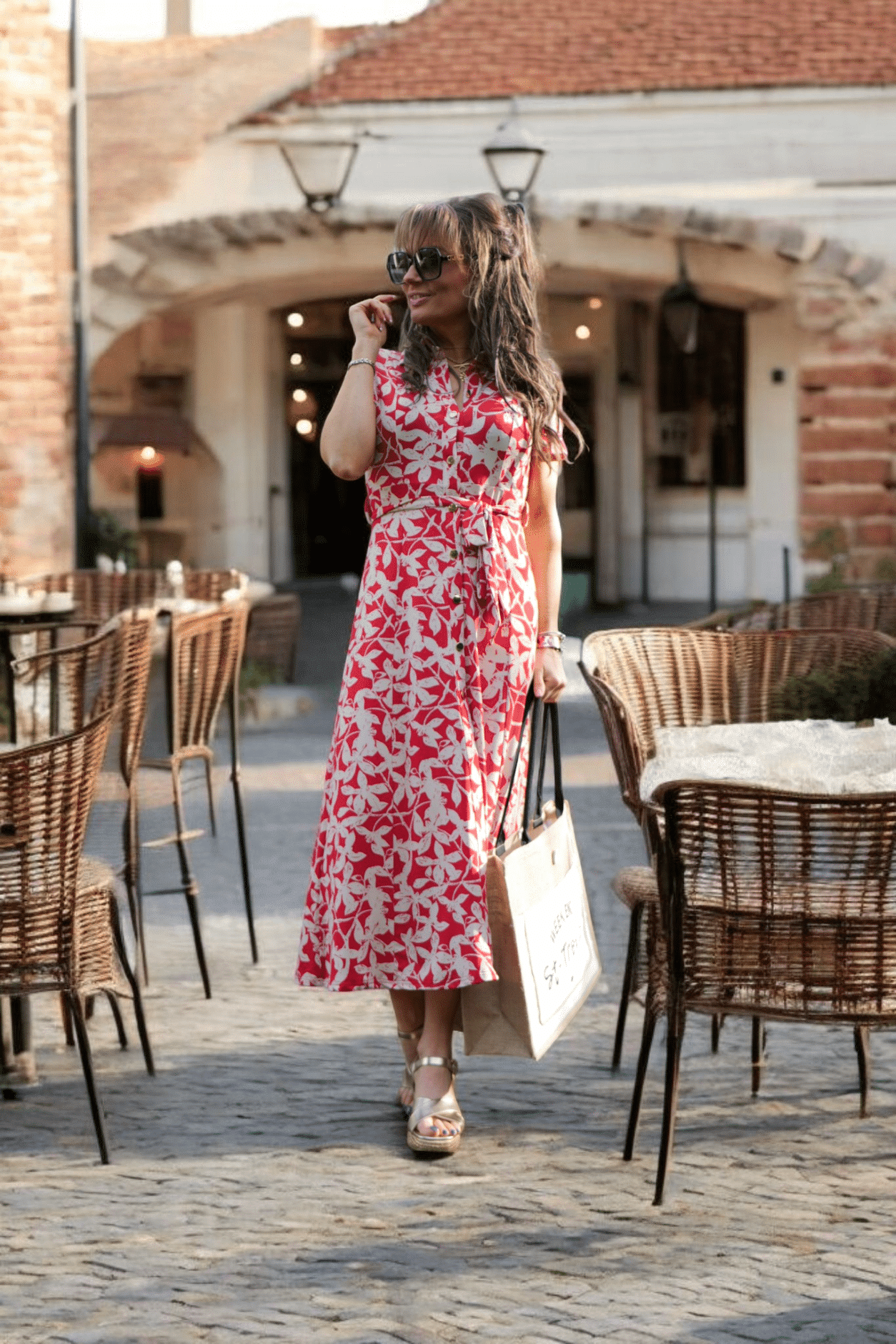 Robe Anthéa Rouge – Image 5