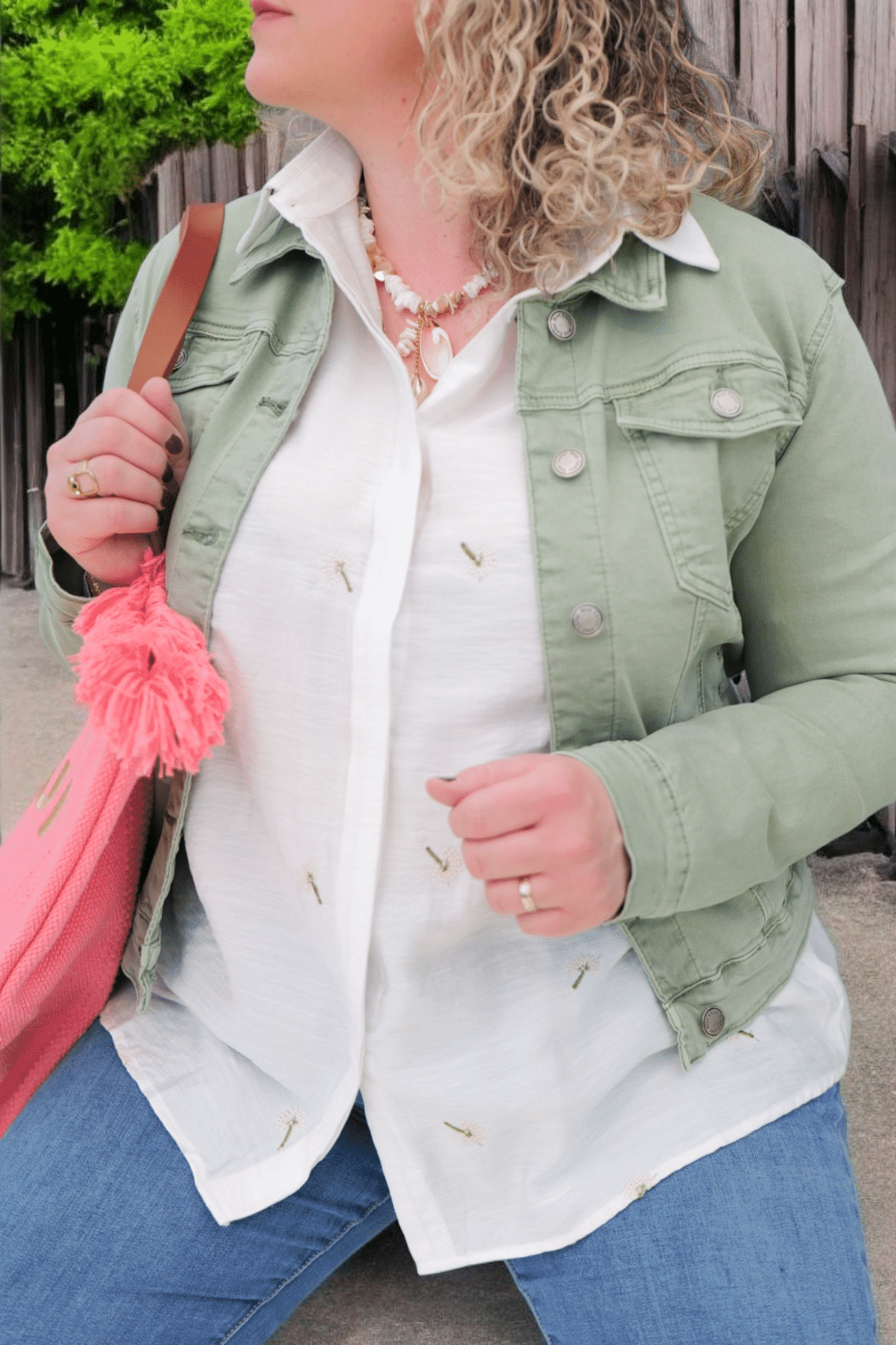 Veste en Jean Kaki – Image 4