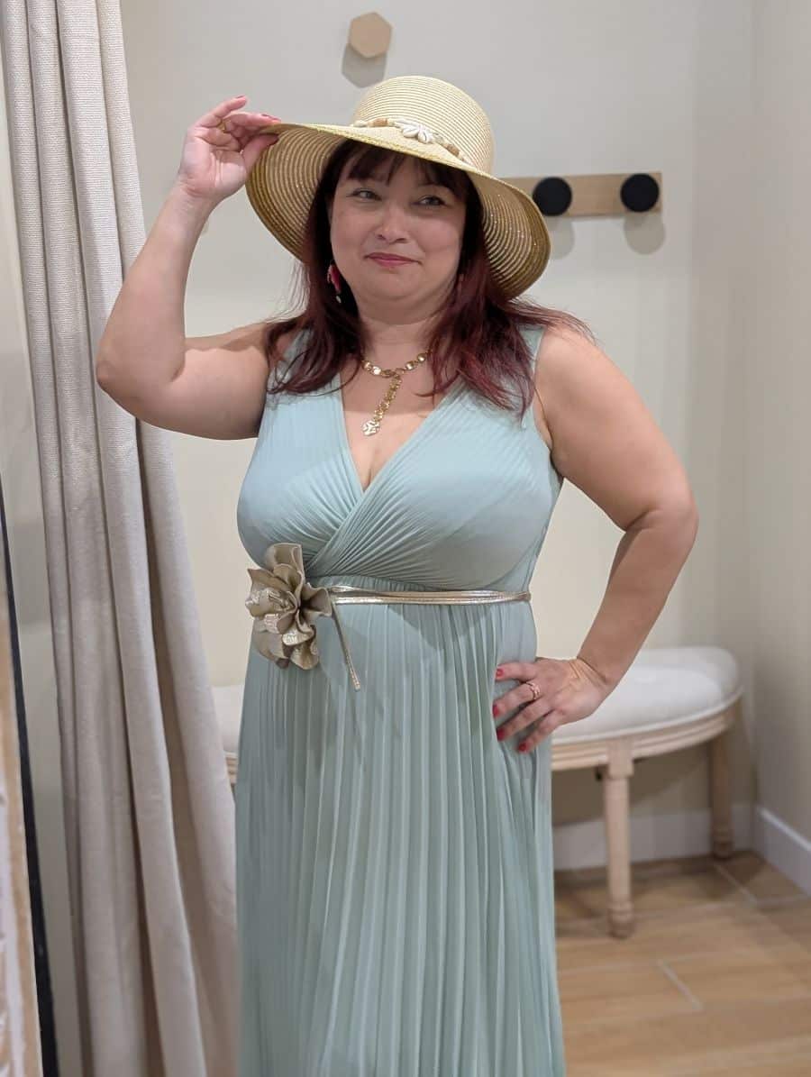 Robe Eléanore Vert d'Eau – Image 4