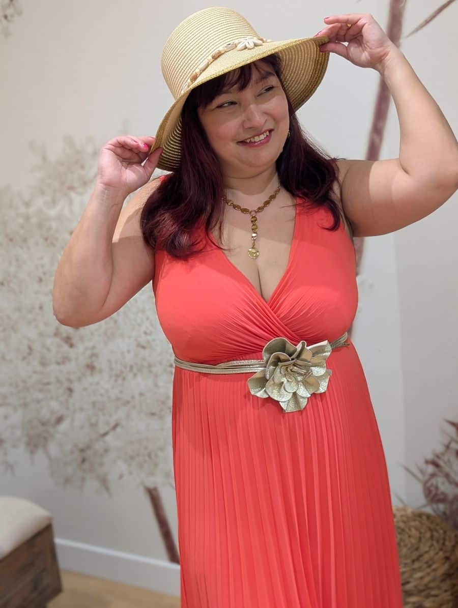 Robe Eléanore Corail – Image 5