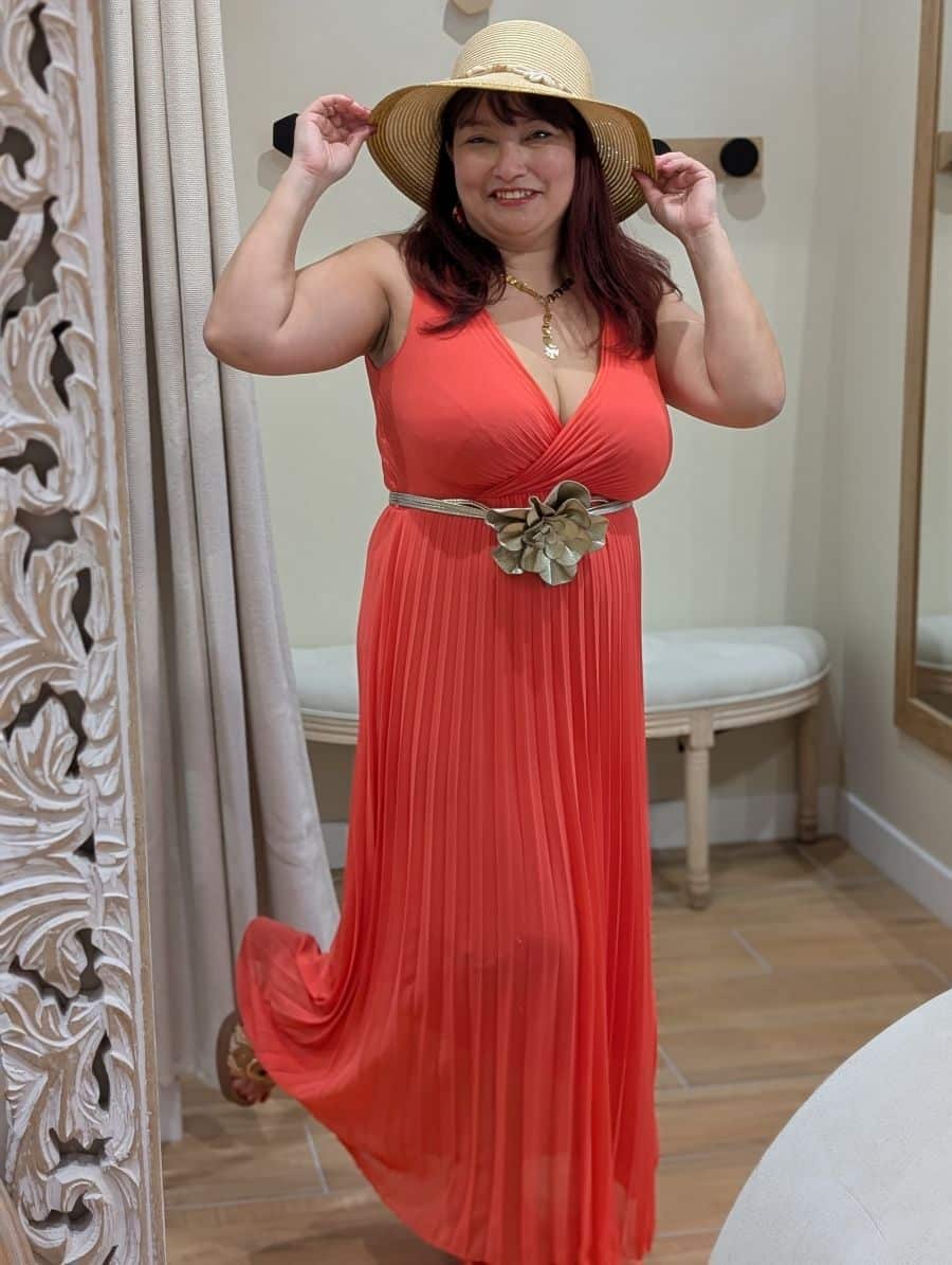 Robe Eléanore Corail – Image 3