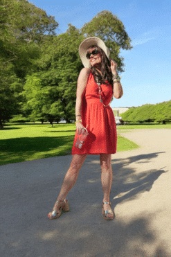 Robe Bettina Corail
