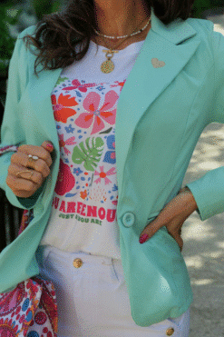Blazer💛Turquoise