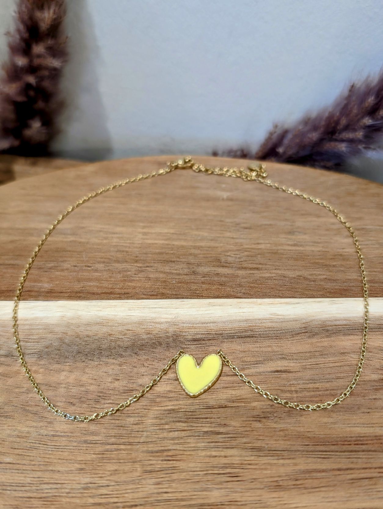Collier Cœur 💛Jaune – Image 2