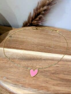 Alternative view of Collier Cœur🩷Rose