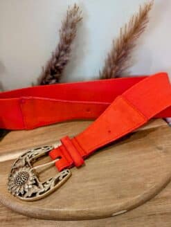 Ceinture Marguerite Rouge