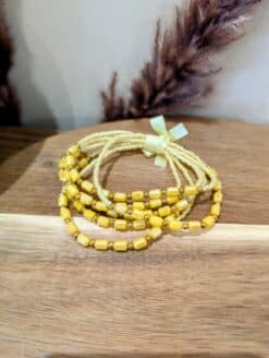 Bracelet Perle Jaune