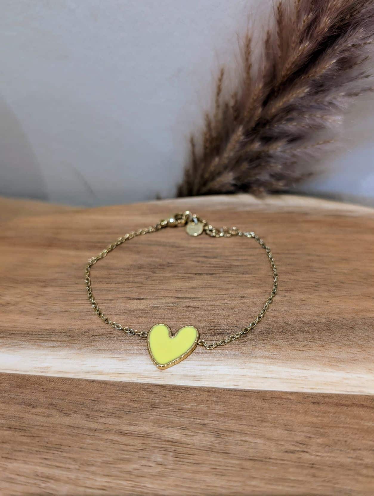 Bracelet Cœur💛Jaune