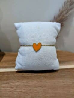 Alternative view of Bracelet Cœur🧡Orange