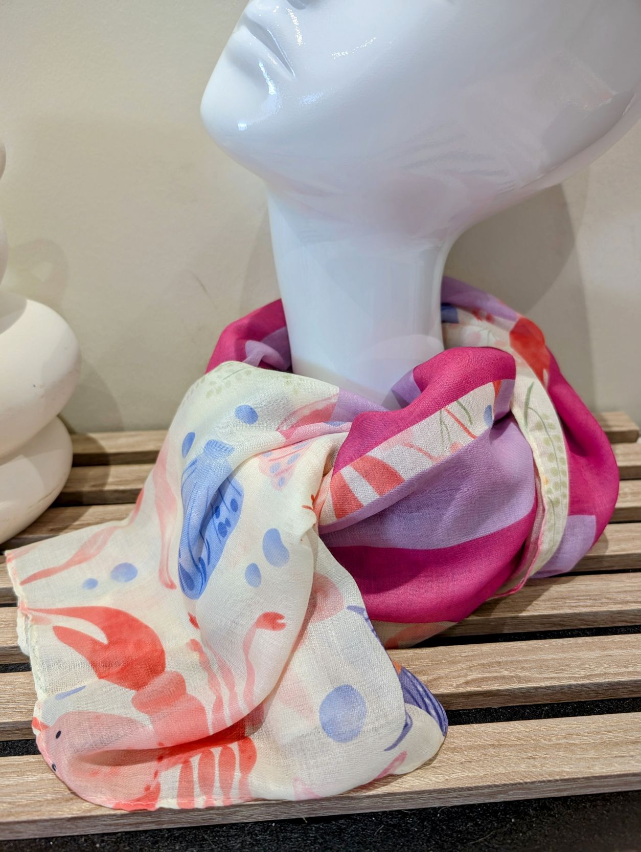 Echarpe Mer🐠Rose – Image 2