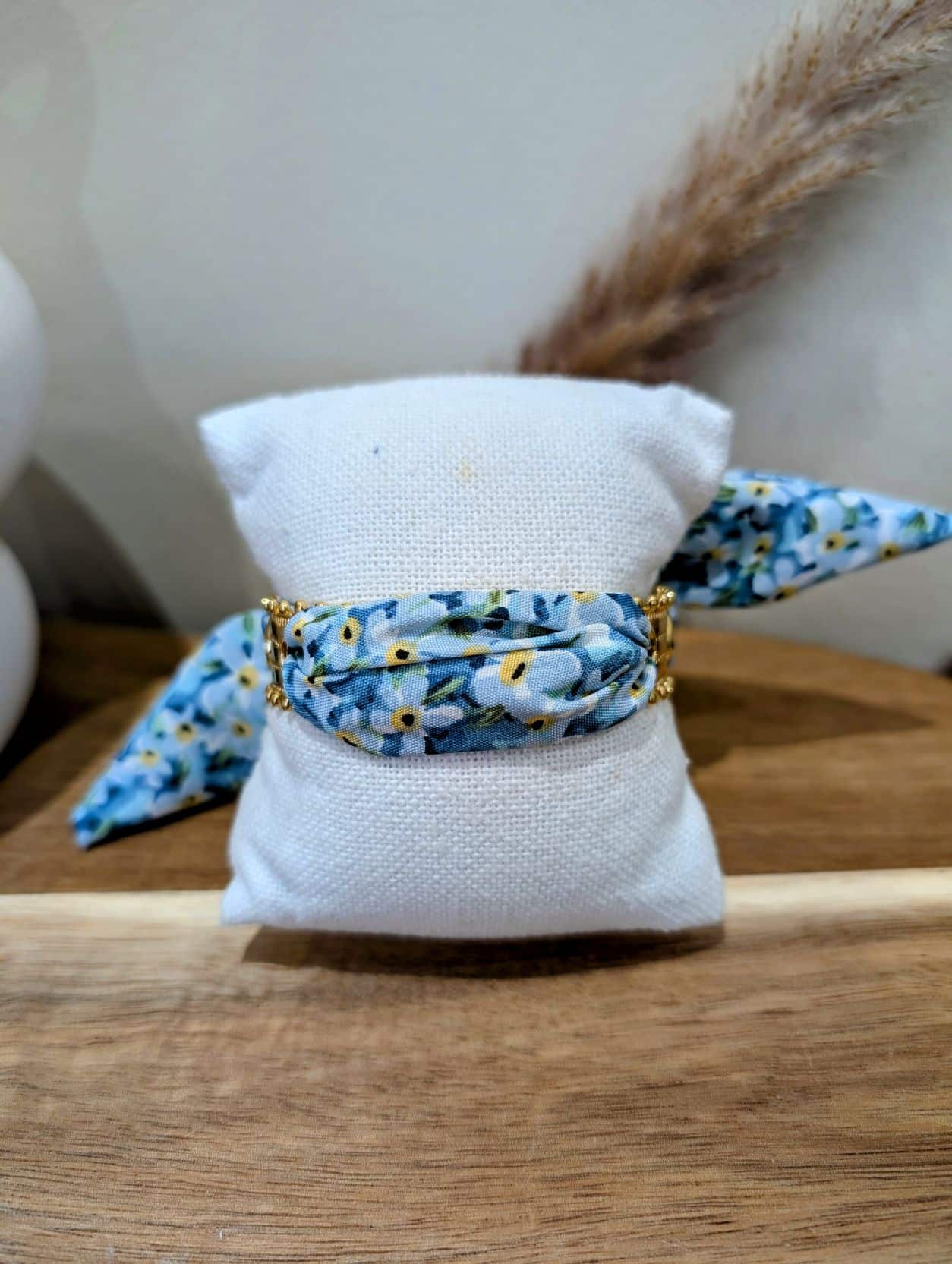 Jonc Ruban Fleur Bleu – Image 2