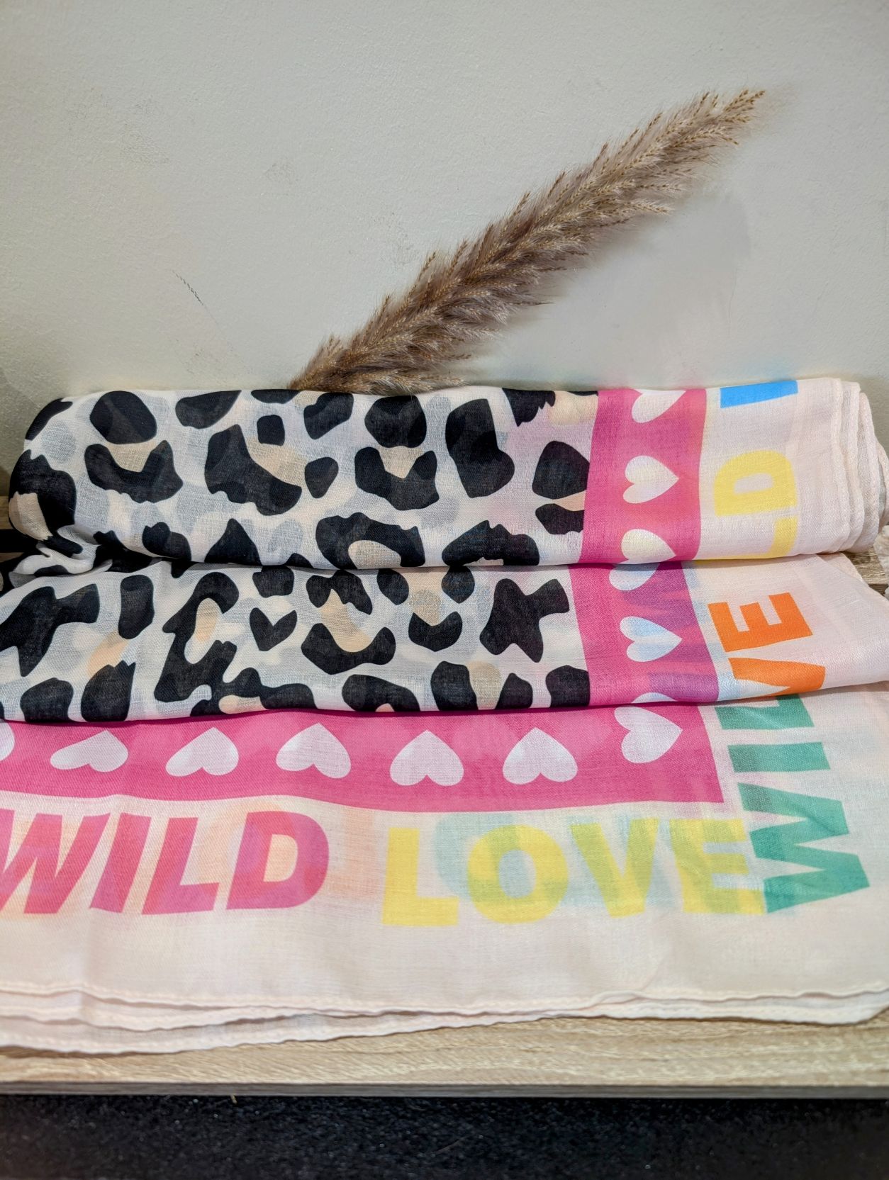 Echarpe Love Wild Rose – Image 2