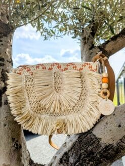 Sac Paille Beige