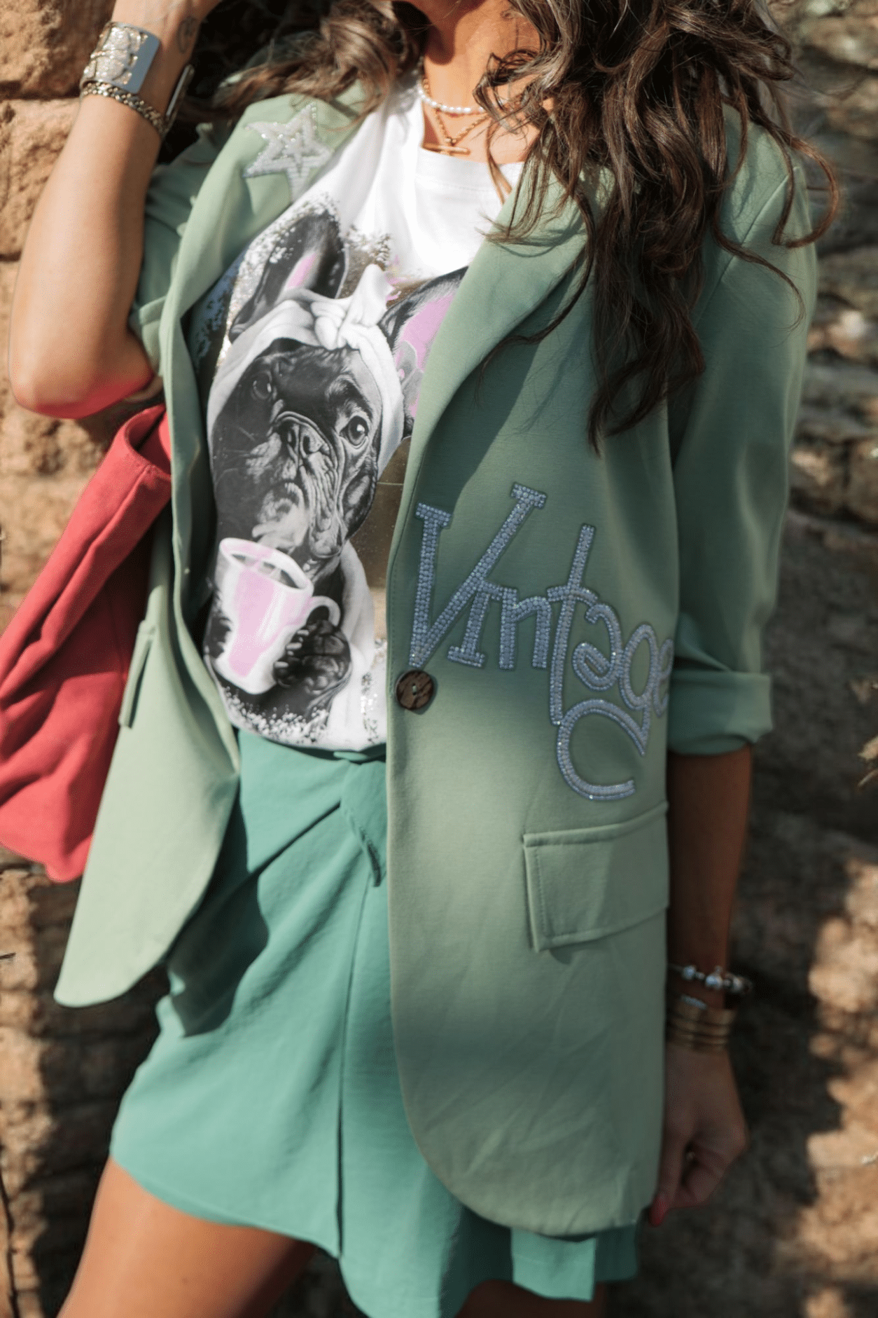 Veste Vintage Tilleul – Image 2