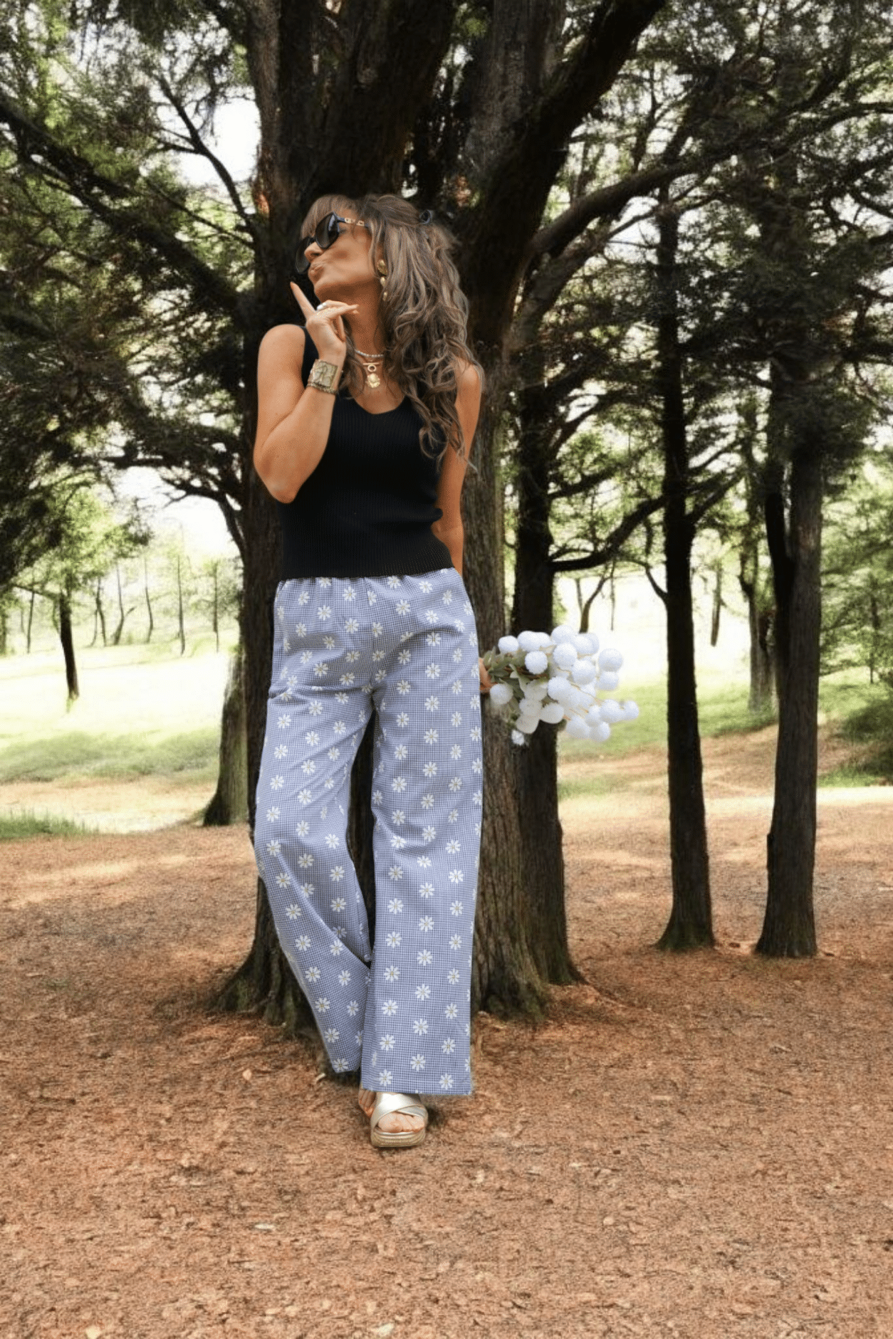 Pantalon Marguerite Noir