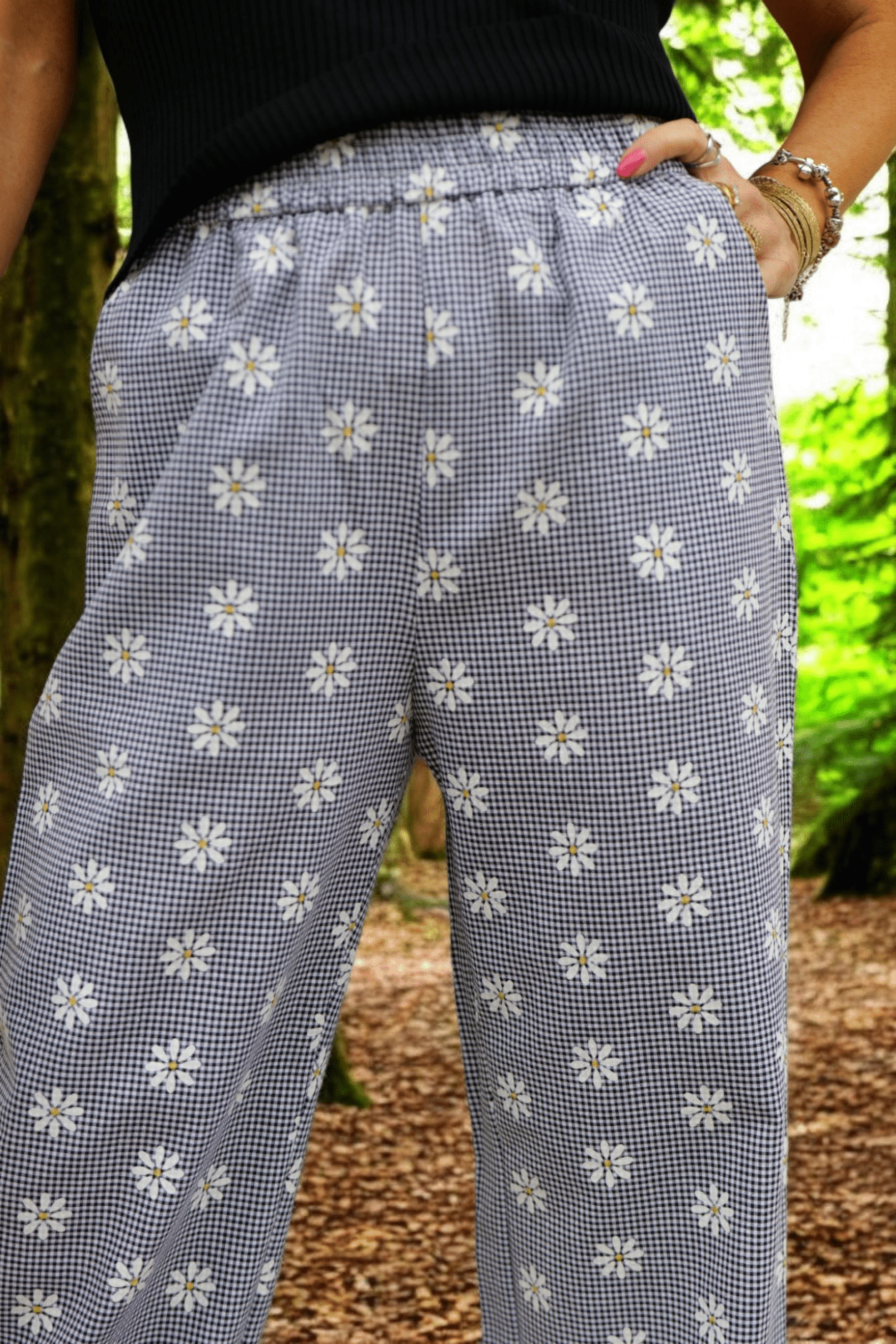 Pantalon Marguerite Noir – Image 3
