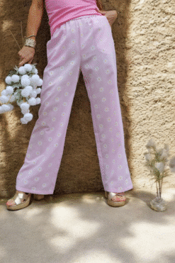Pantalon Marguerite Rose