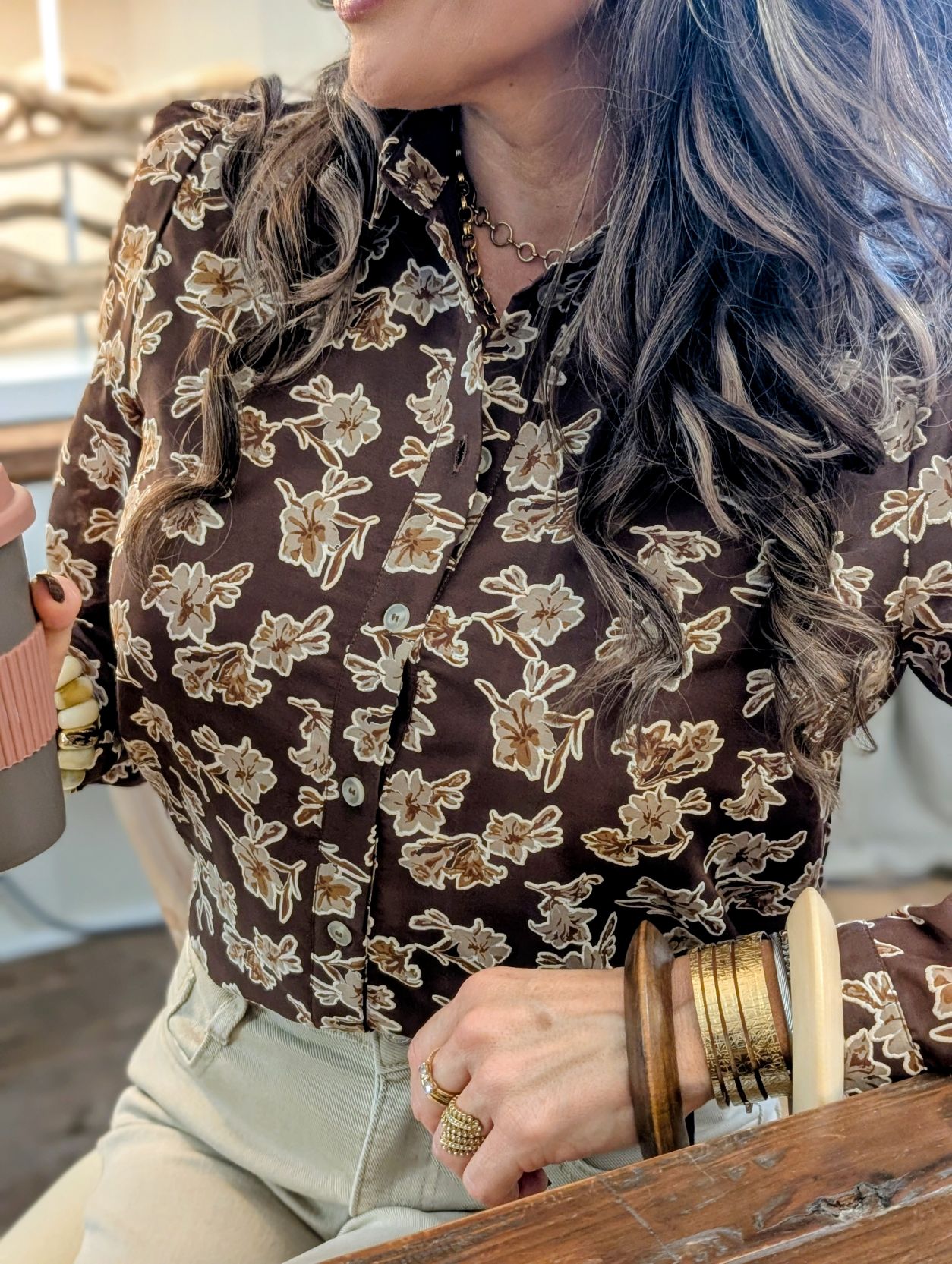 Chemise Laurin Choco – Image 3
