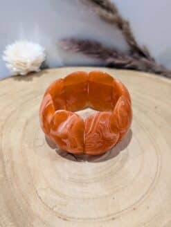 Bracelet Manchette Orange