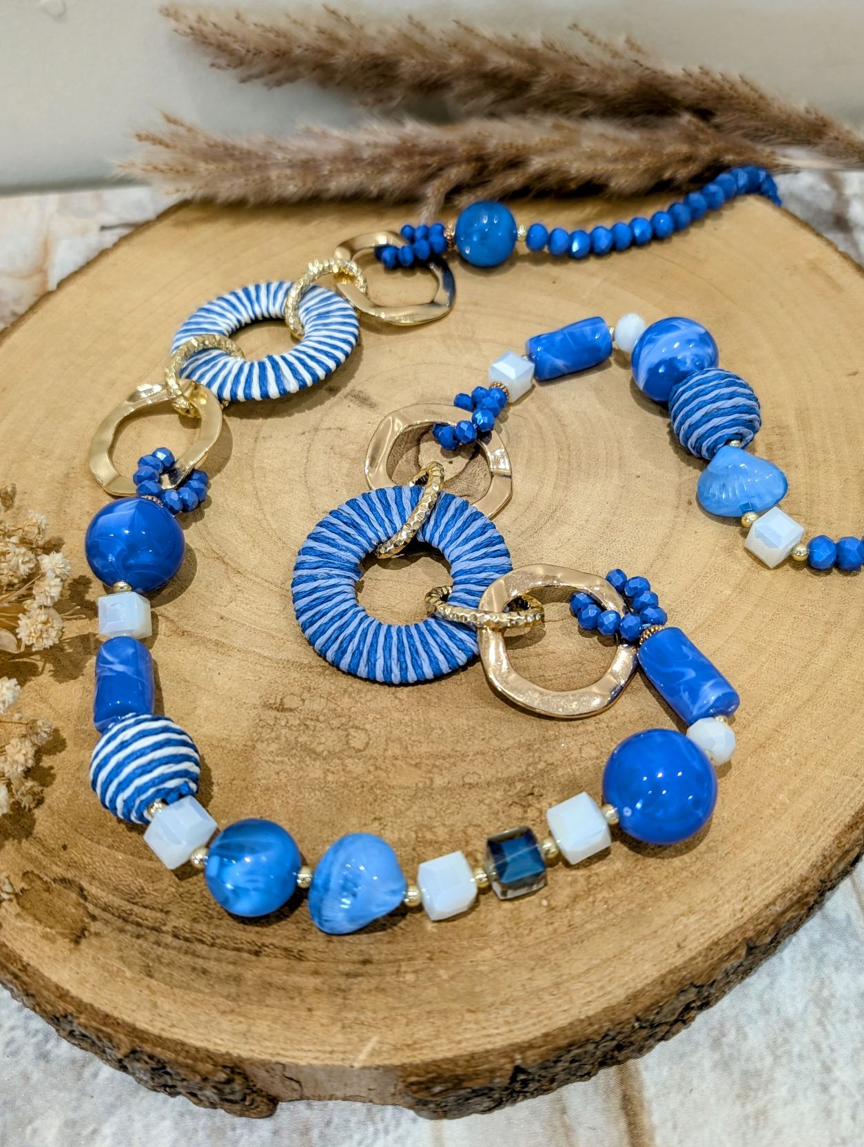 Sautoir Fantaisie Azul