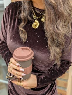 Alternative view of Robe Alexine Choco