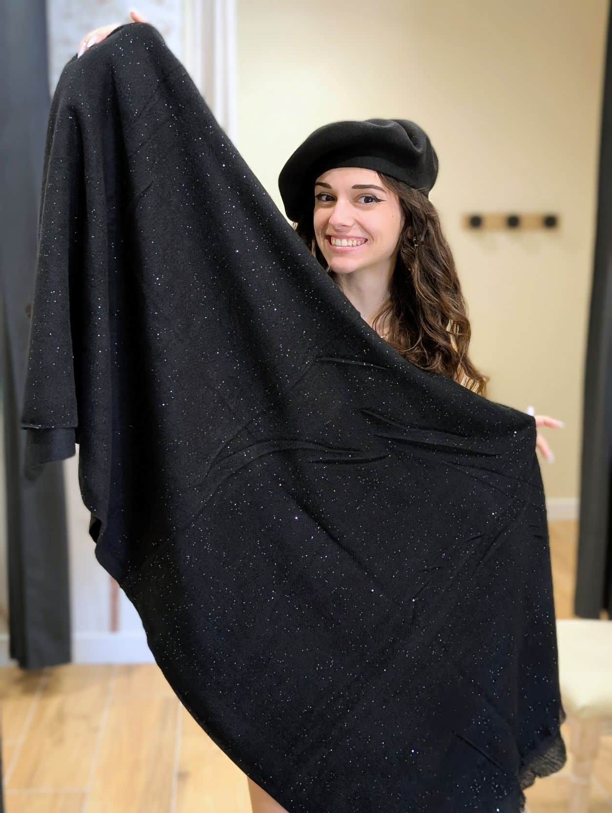 Echarpe Noire Strass – Image 2