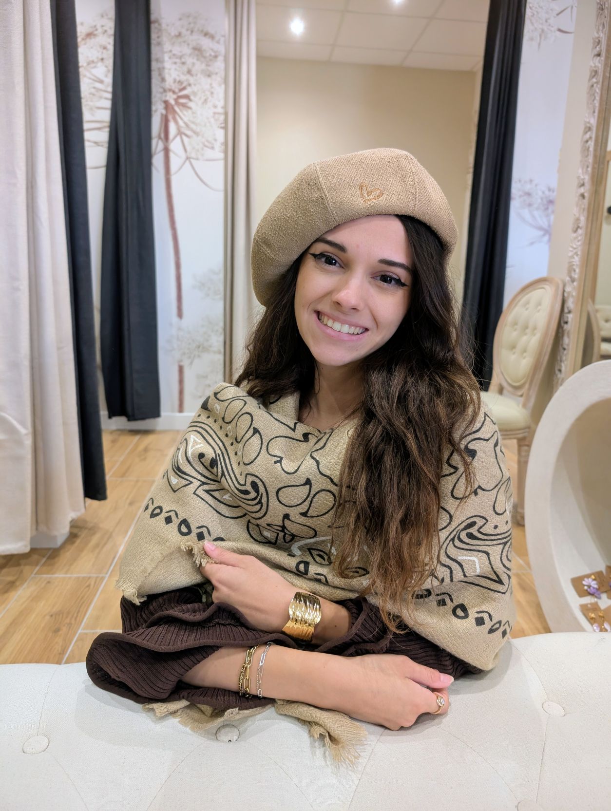 Echarpe Nina Light Taupe