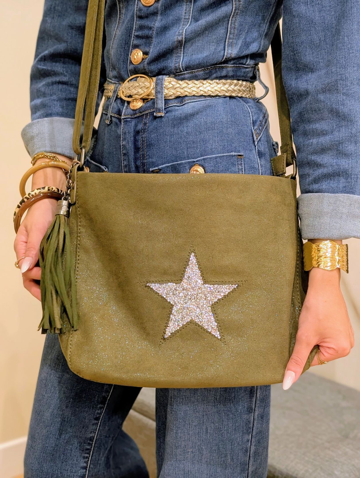 Sac Etoile Kaki – Image 5