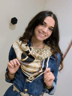 Alternative view of Foulard Carré Motif 1