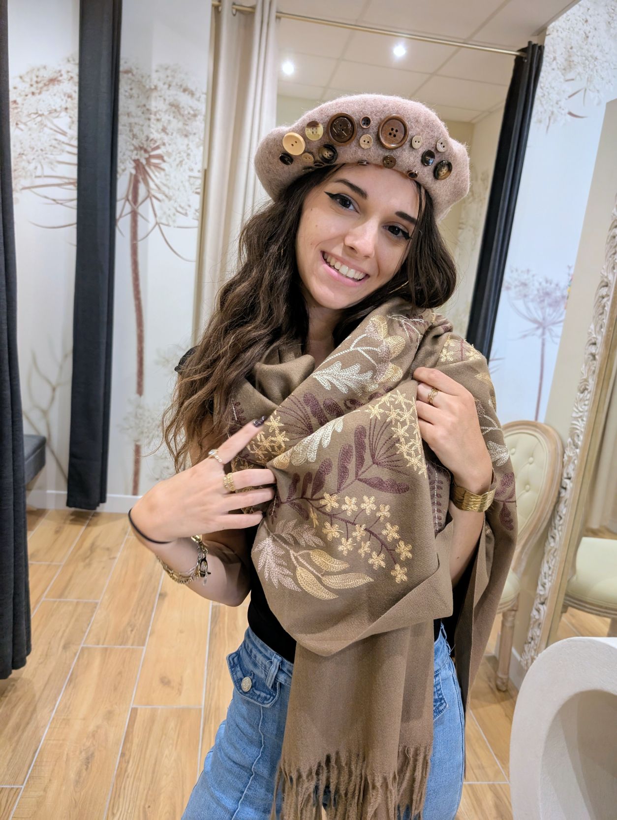 Echarpe Otoñal Taupe