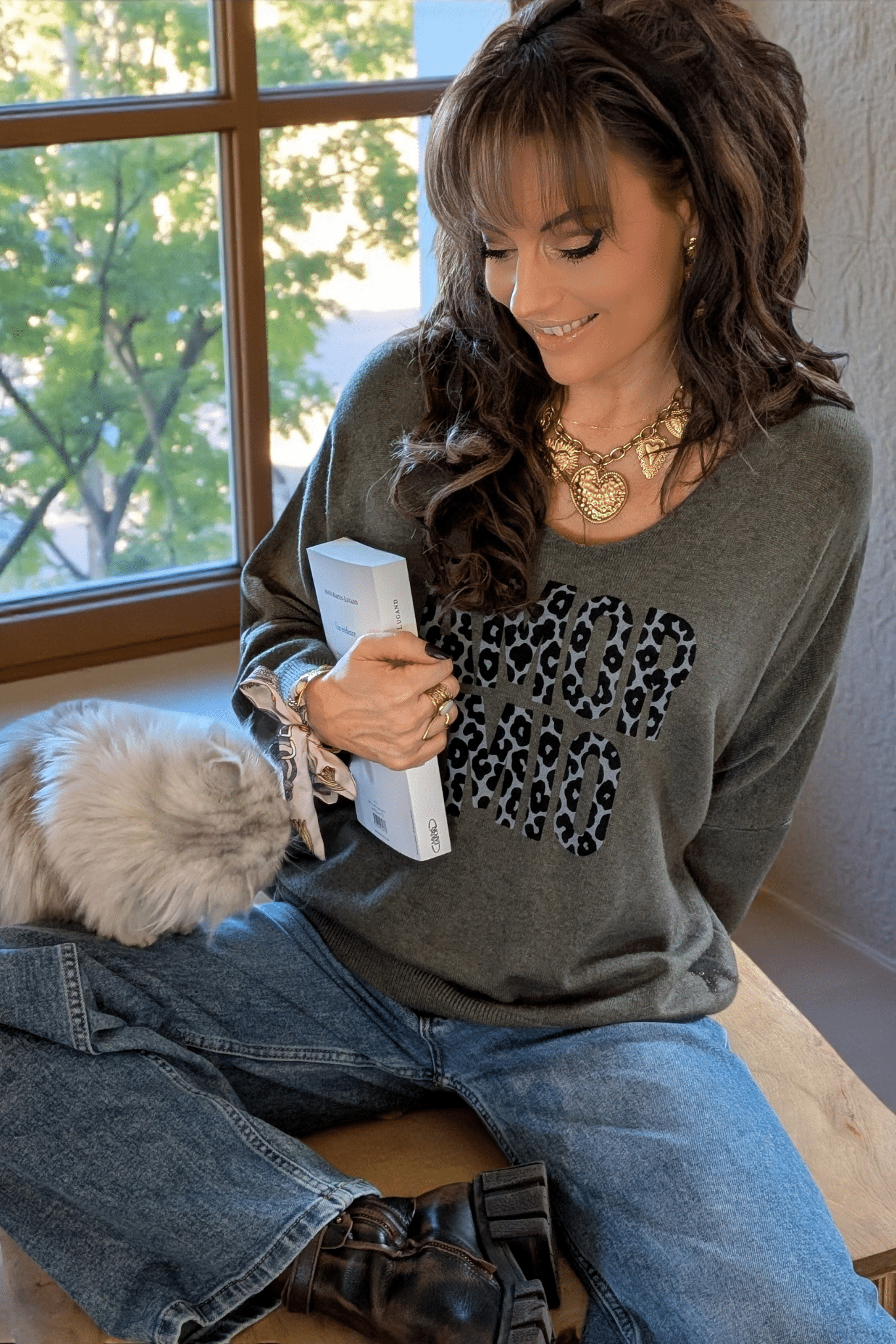 Pull Amor Mio Kaki – Image 3