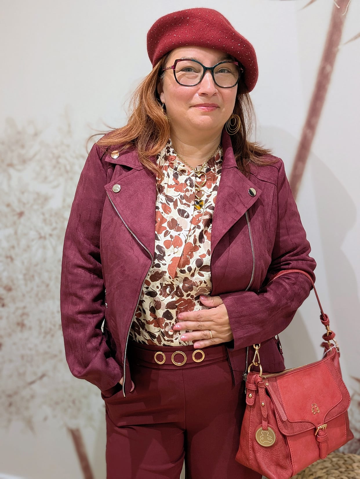 Veste Cyrus Bordeaux
