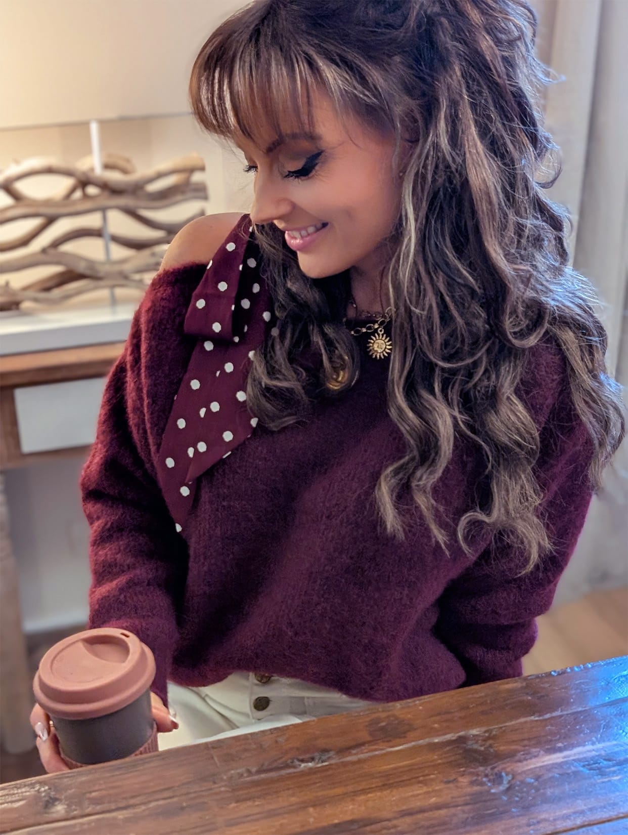 Pull Melio Bordeaux – Image 5