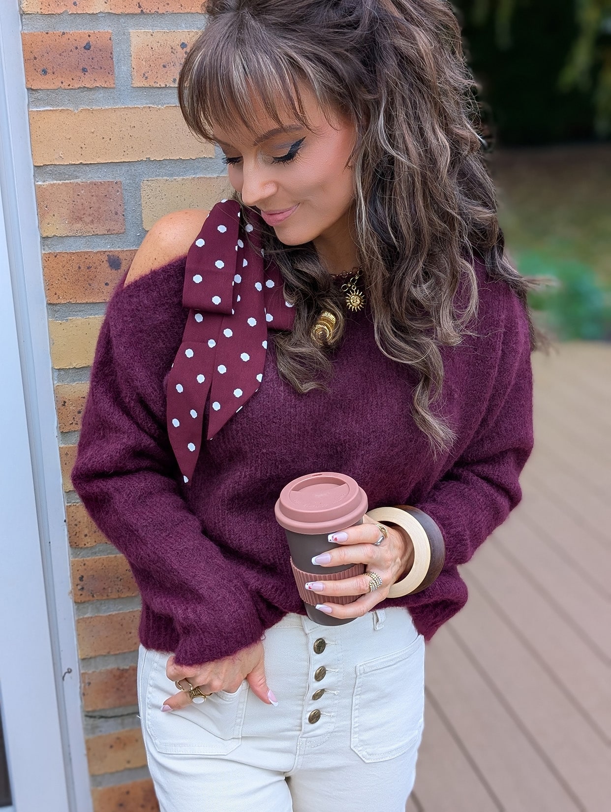 Pull Melio Bordeaux – Image 4