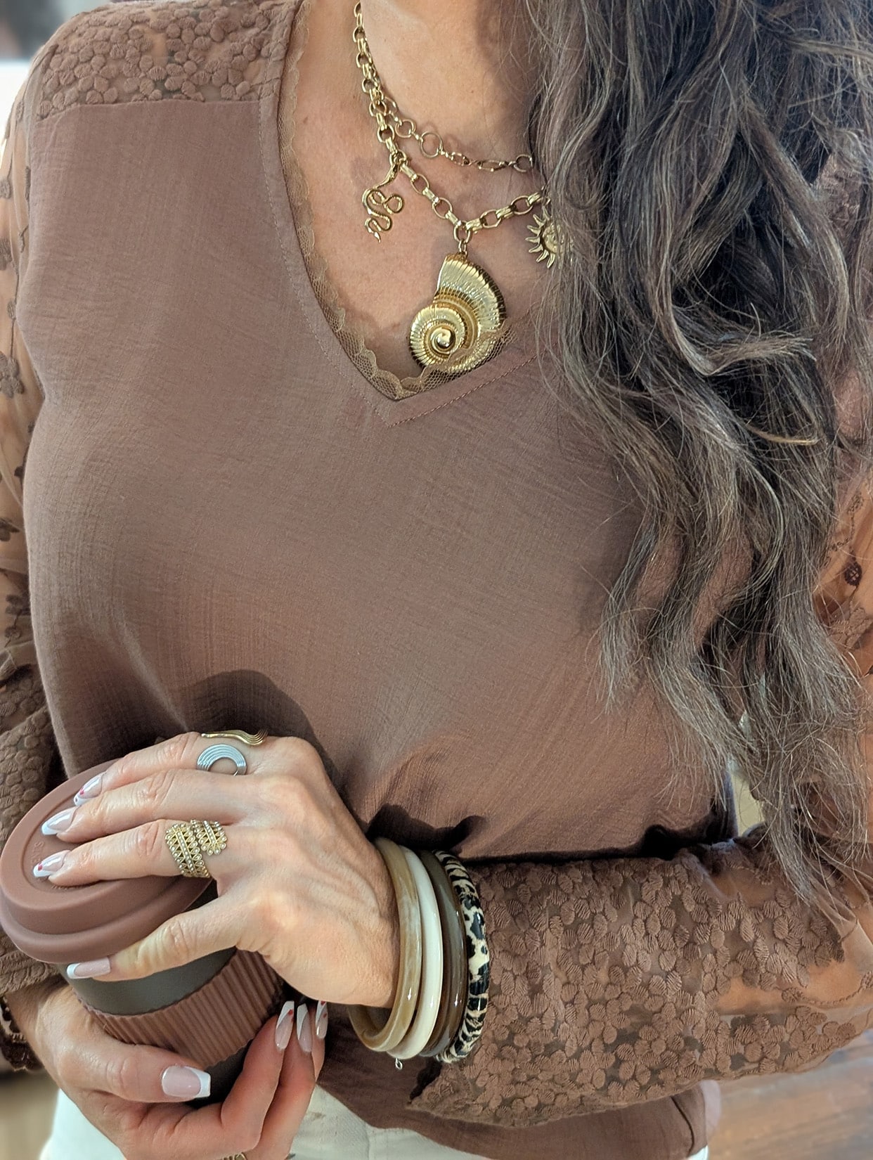 Blouse Noémie Choco – Image 5