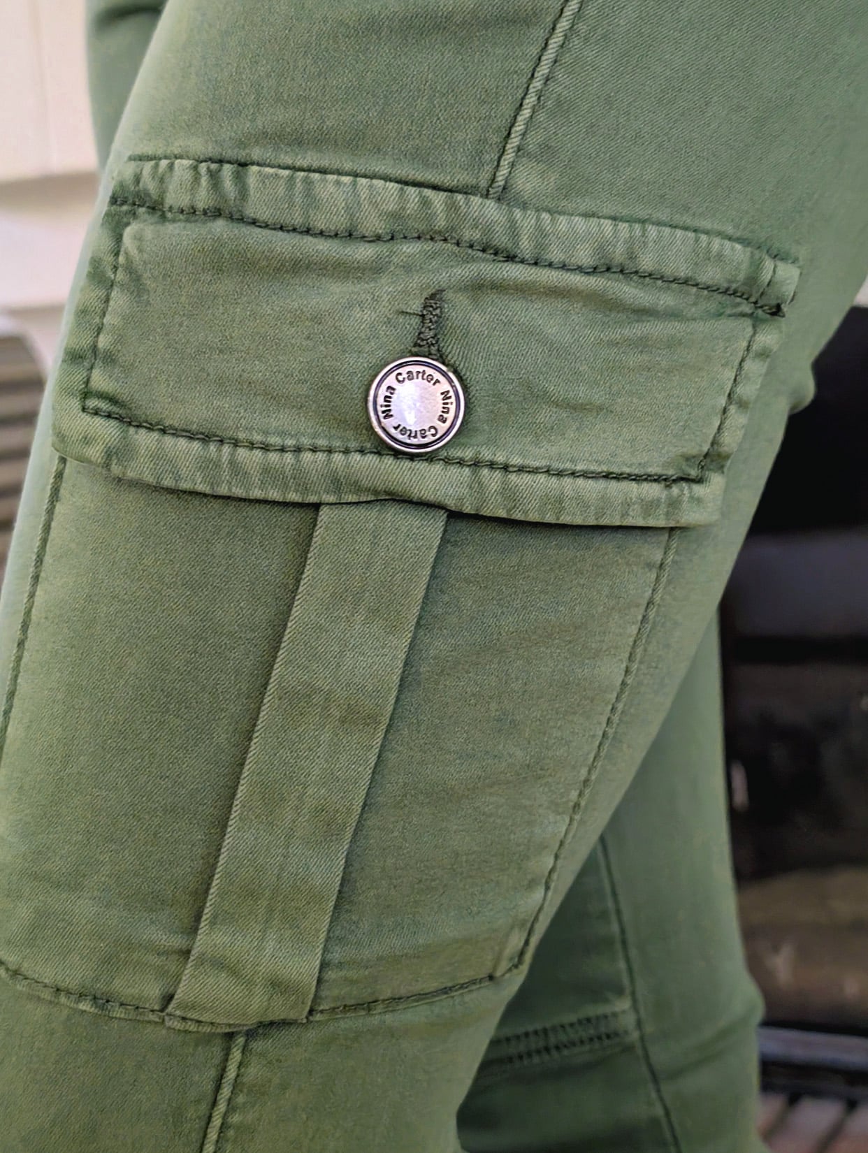 Pantalon Cargo Kaki – Image 2