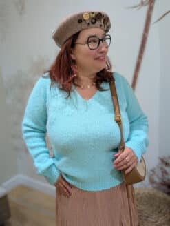 Pull Betsan Bleu/Vert