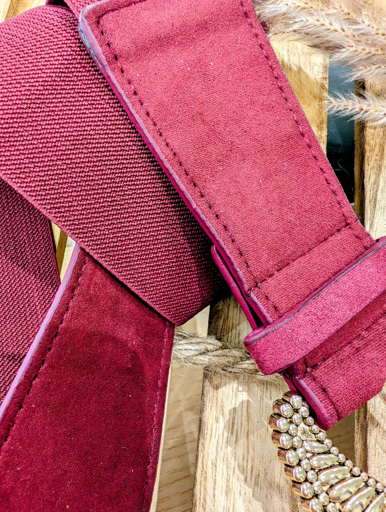 Ceinture Flèche Bordeaux – Image 3