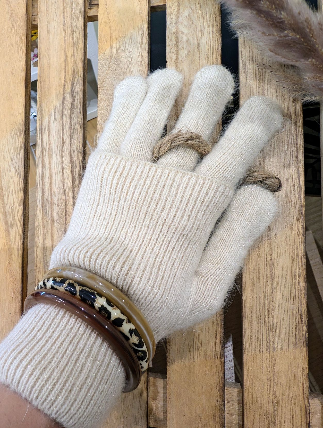 Gants/Mitaines Beige