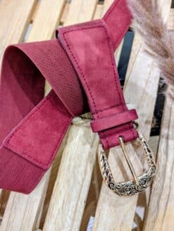 Ceinture Evy Bordeaux